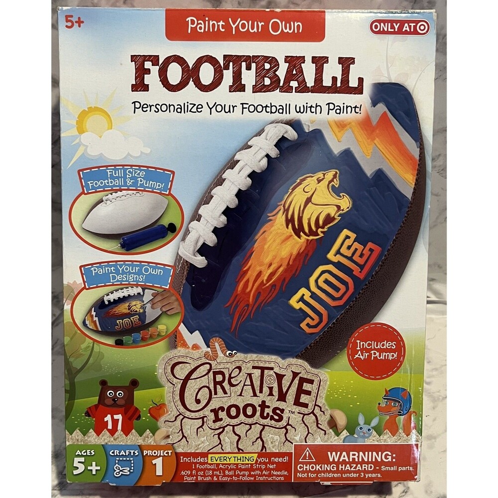 Paint Your Own Football - Personalize Your Football With Paint - 765940268742